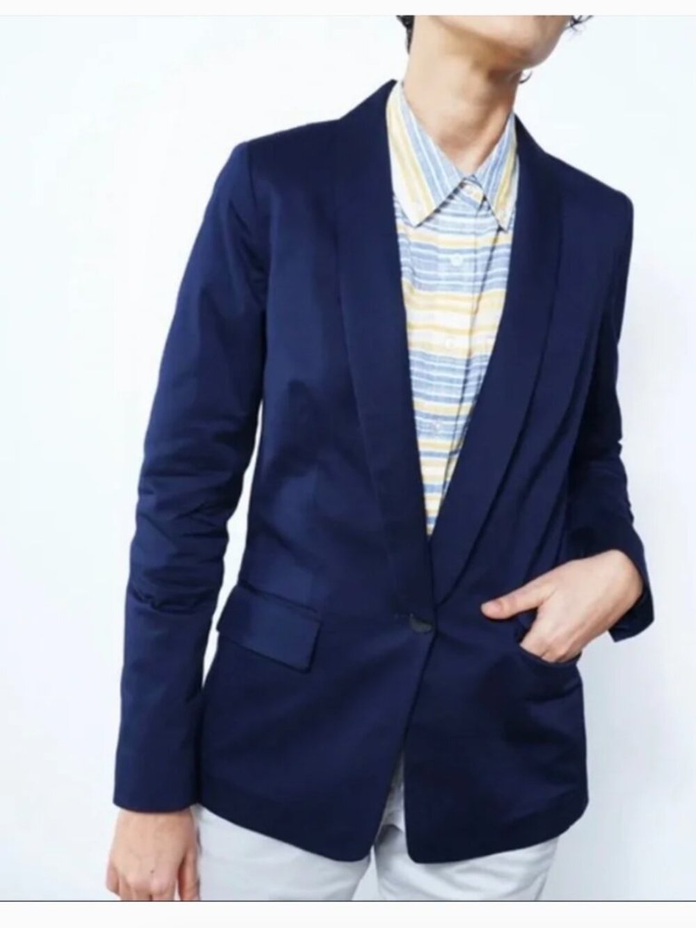 Wildfang Ultimate Tux Blazer One button Surgeons cuffs Ace Sz XS